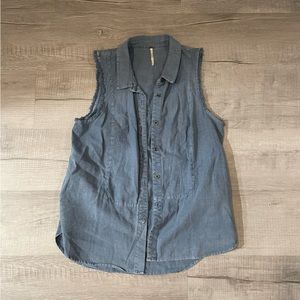 Free People button down tank